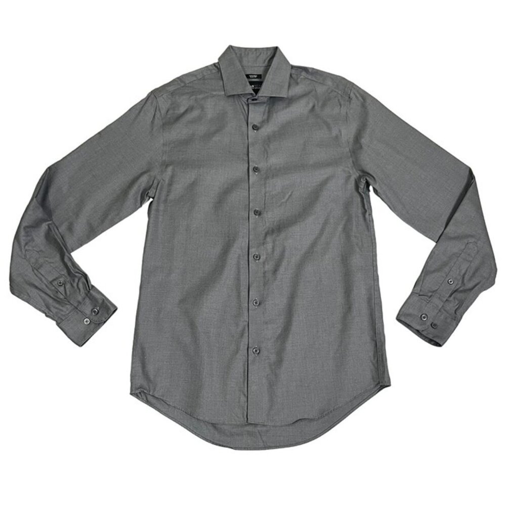 Final Sale! Aweareness Kenneth Cole men's shirt 15 gray long sleeve button down